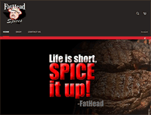 Tablet Screenshot of fatheadspices.com